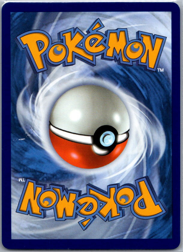 The card back in its toploader